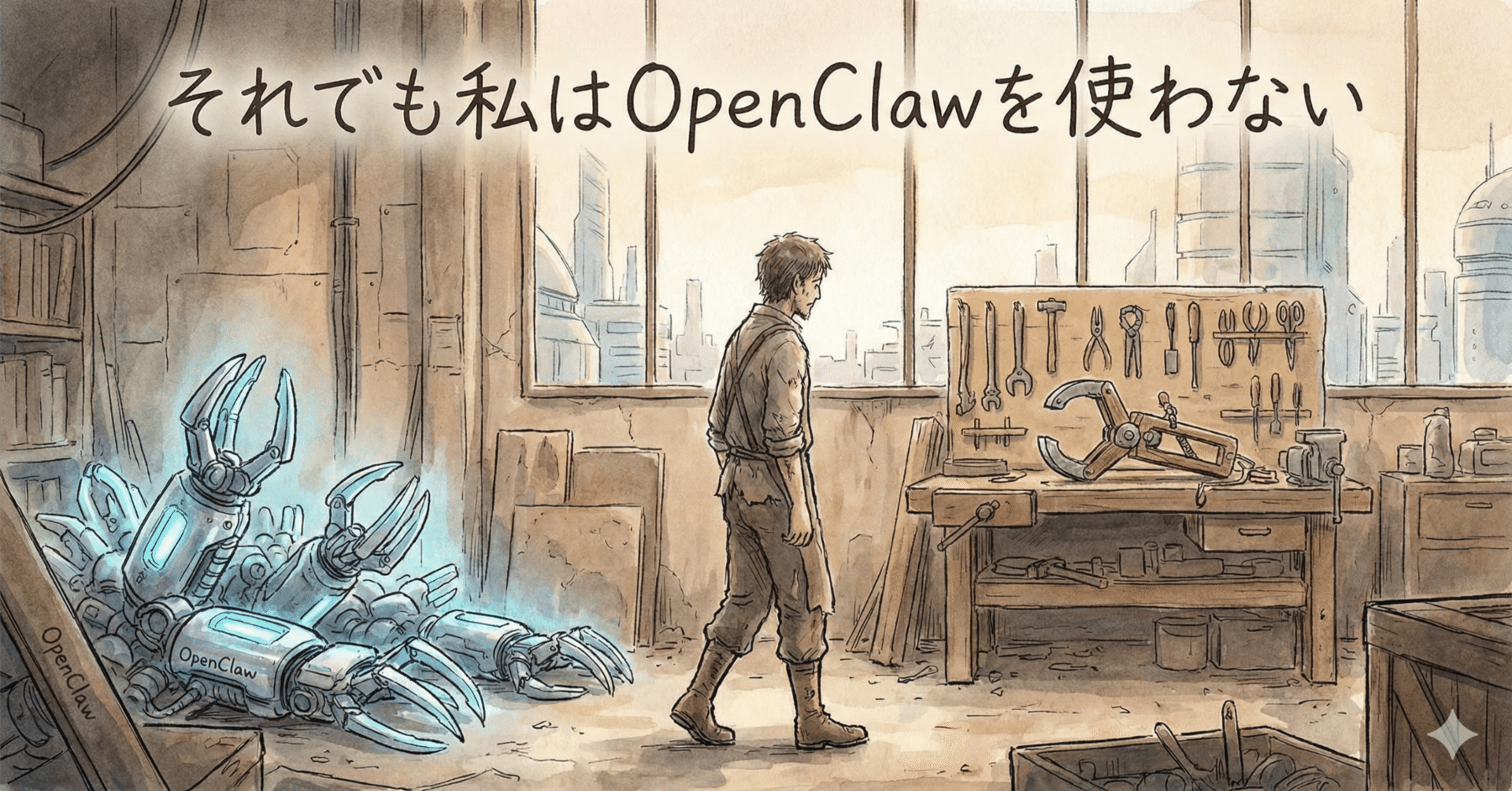 それでも私はOpenClawを使わない