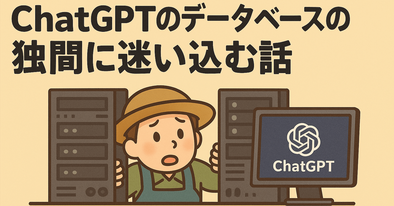 ChatGPTのデータベースの狭間に迷い込む話