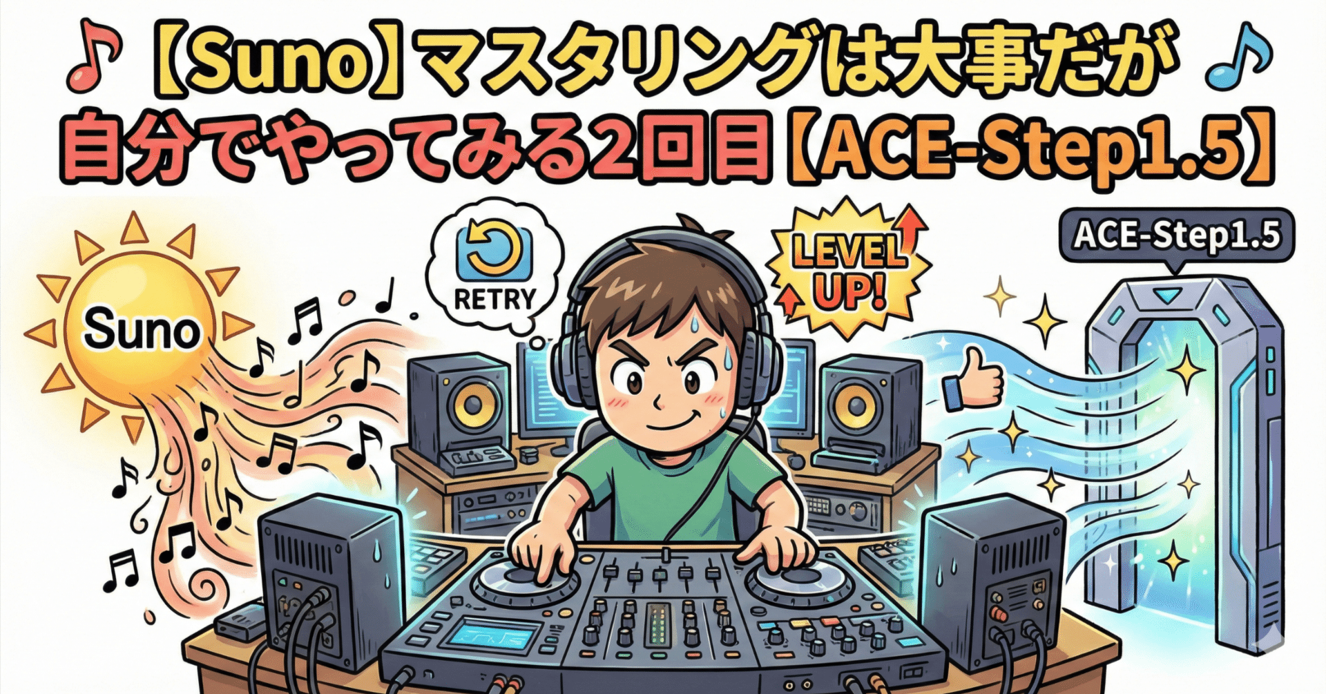 【Suno】マスタリングは大事だが自分でやってみる2回目【ACE-Step1.5】
