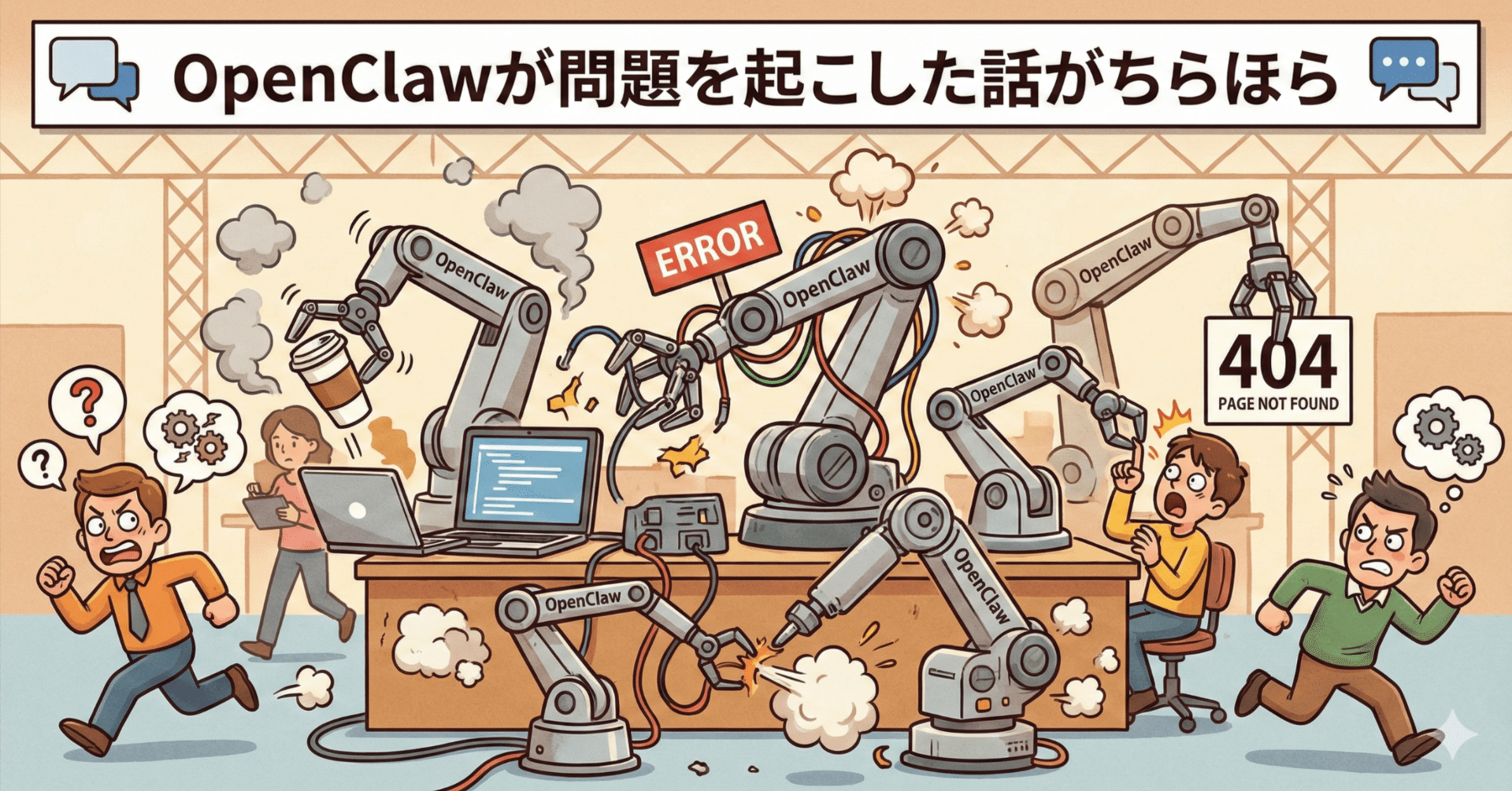 OpenClawが問題を起こした話がちらほら