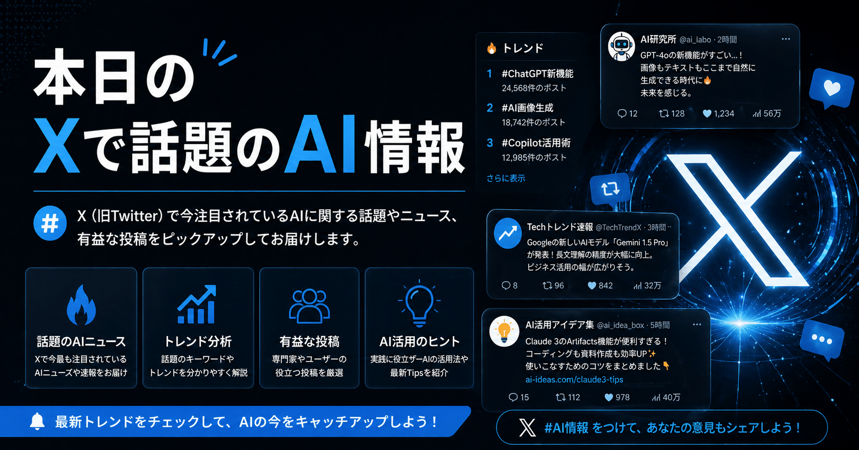 Claude Managed AgentsとTurboQuant、Meta Muse SparkがXでAIエージェント基盤と推論効率化を牽引