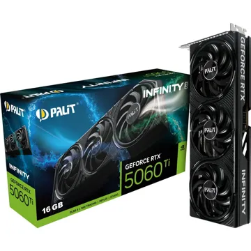 Palit(パリット) GeForce RTX 5060 Ti Infinity 3 16GB / NE7506T019T1-GB2061S / グラフィックボード：ドスパラ楽天市場店