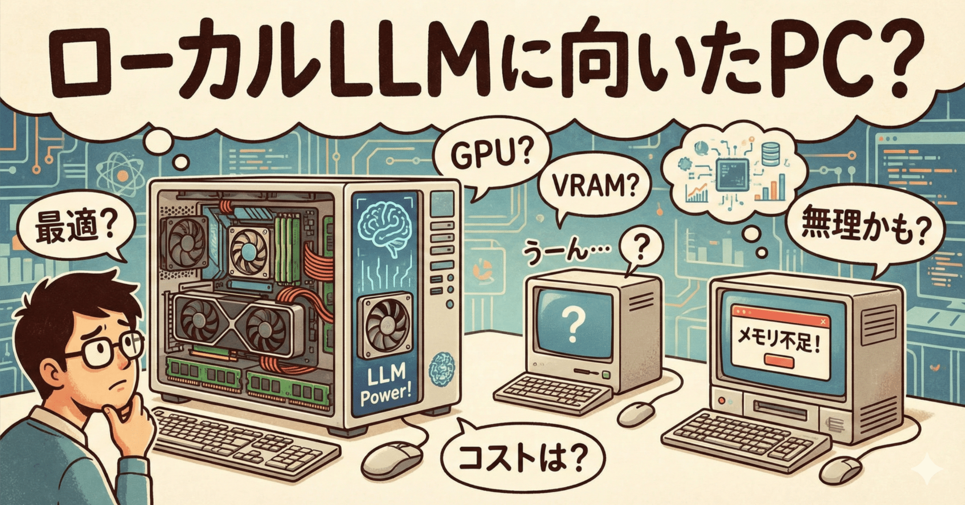 ローカルLLMに向いたPC？