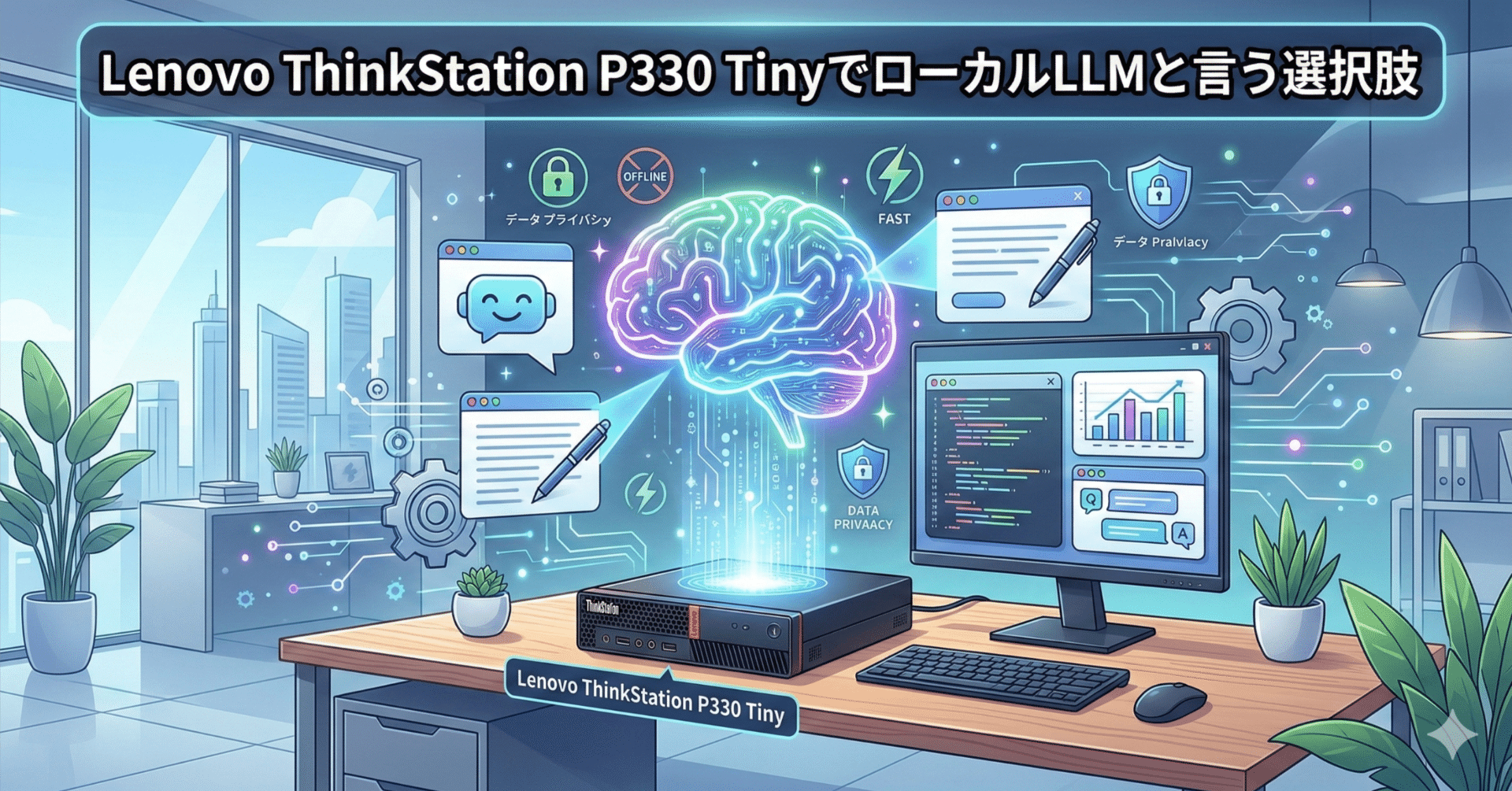 Lenovo ThinkStation P330 TinyでローカルLLMと言う選択肢