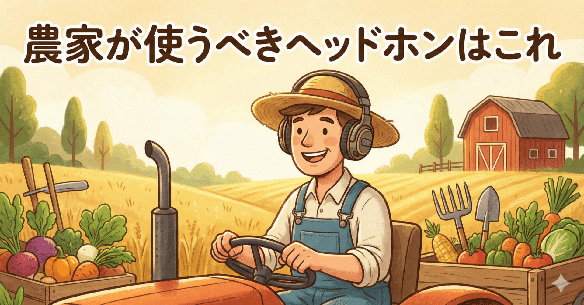 農家が使うべきヘッドホンはこれ
