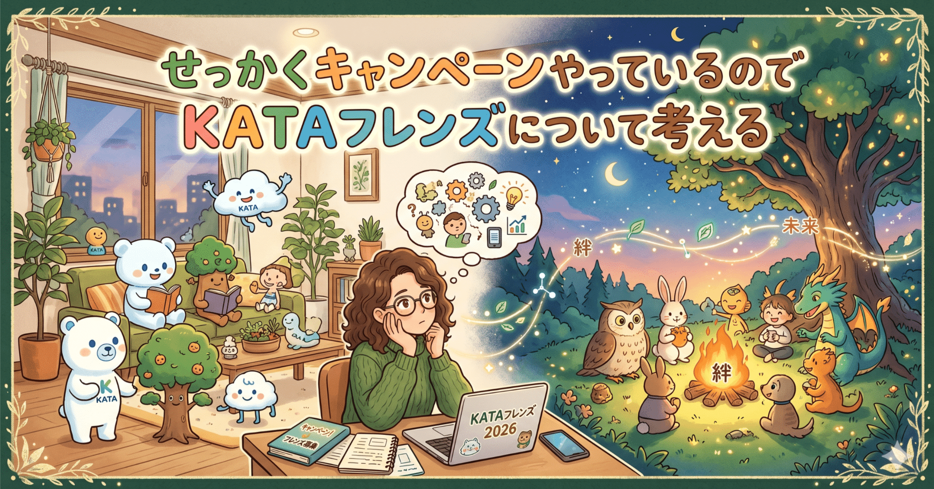 せっかくキャンペーンやっているのでKATAフレンズについて考える